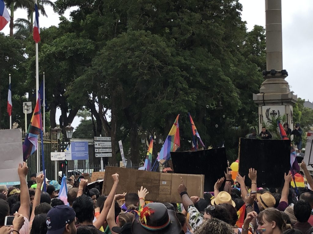 marche des visibilités et fiertés LGBTQIA+ à Saint-Denis