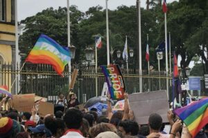 marche des visibilités et fiertés LGBTQIA+ à Saint-Denis