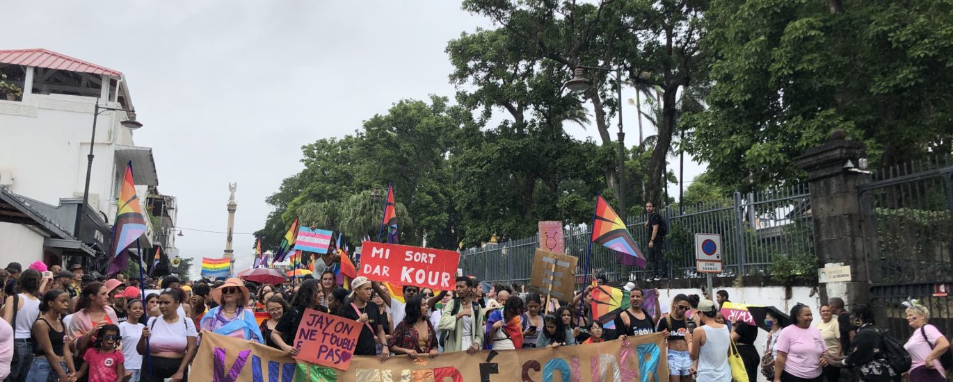 marche des visibilités et fiertés LGBTQIA+ à Saint-Denis