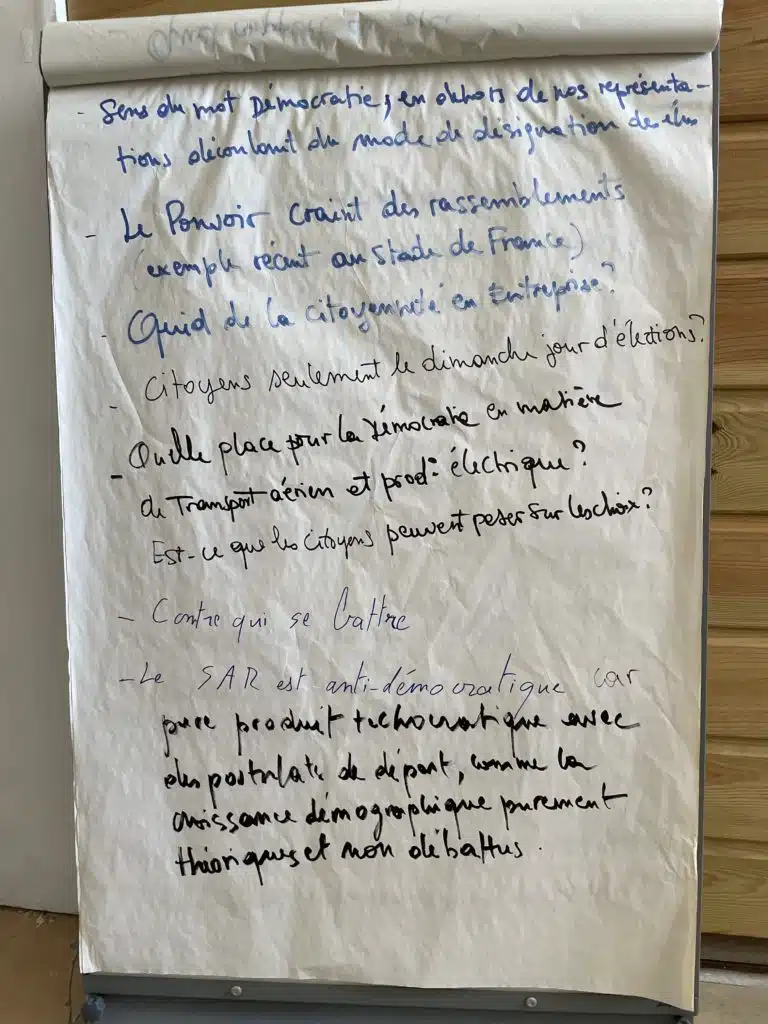 Débat au festival du film citoyen