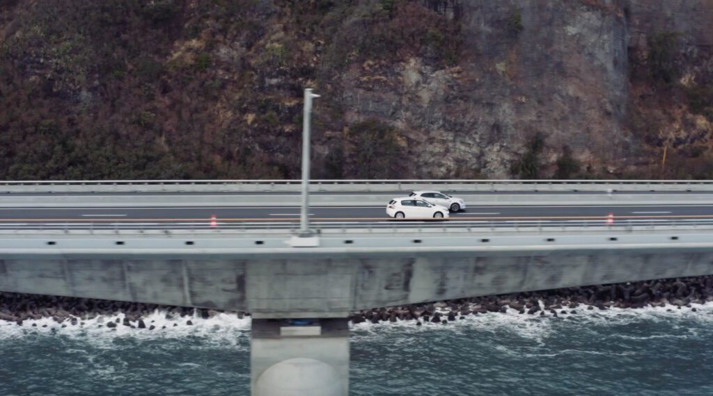 mise en circulation du viaduc de la NRL