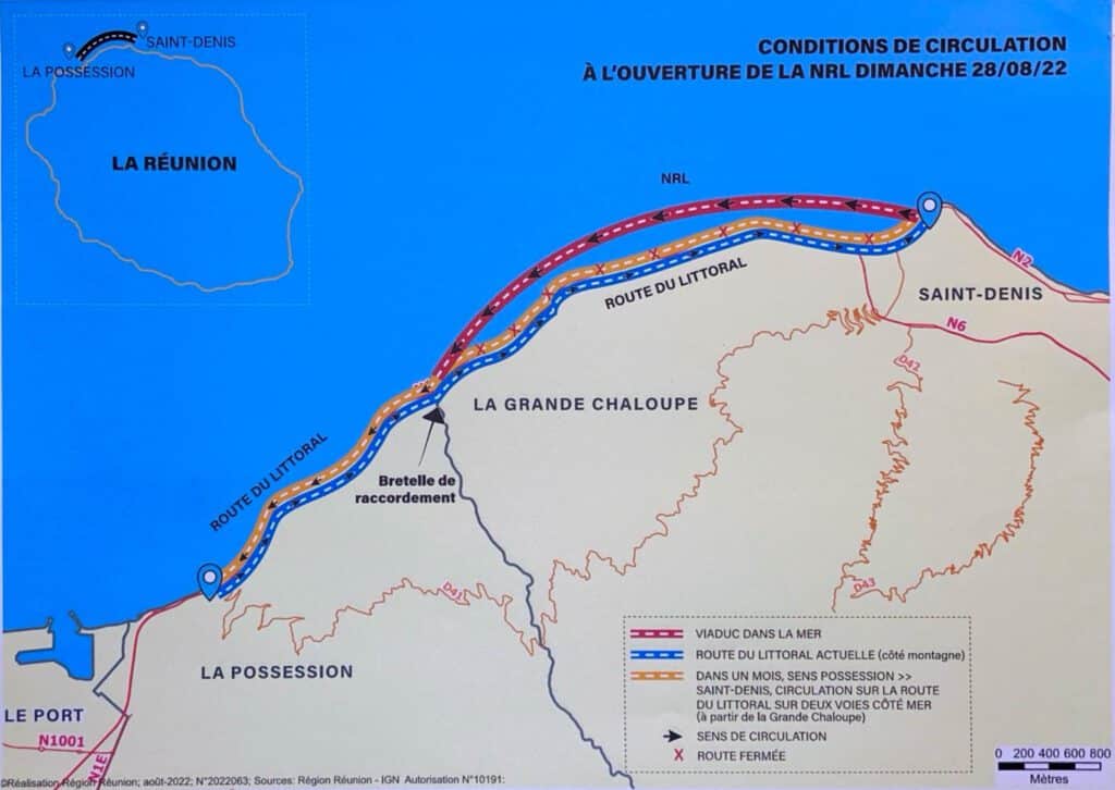 mise en circulation du viaduc de la NRL