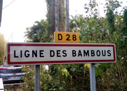 Procession lors de la fête de la Salette à la Ligne des Bambous le dimanche 18 septembre 2022.