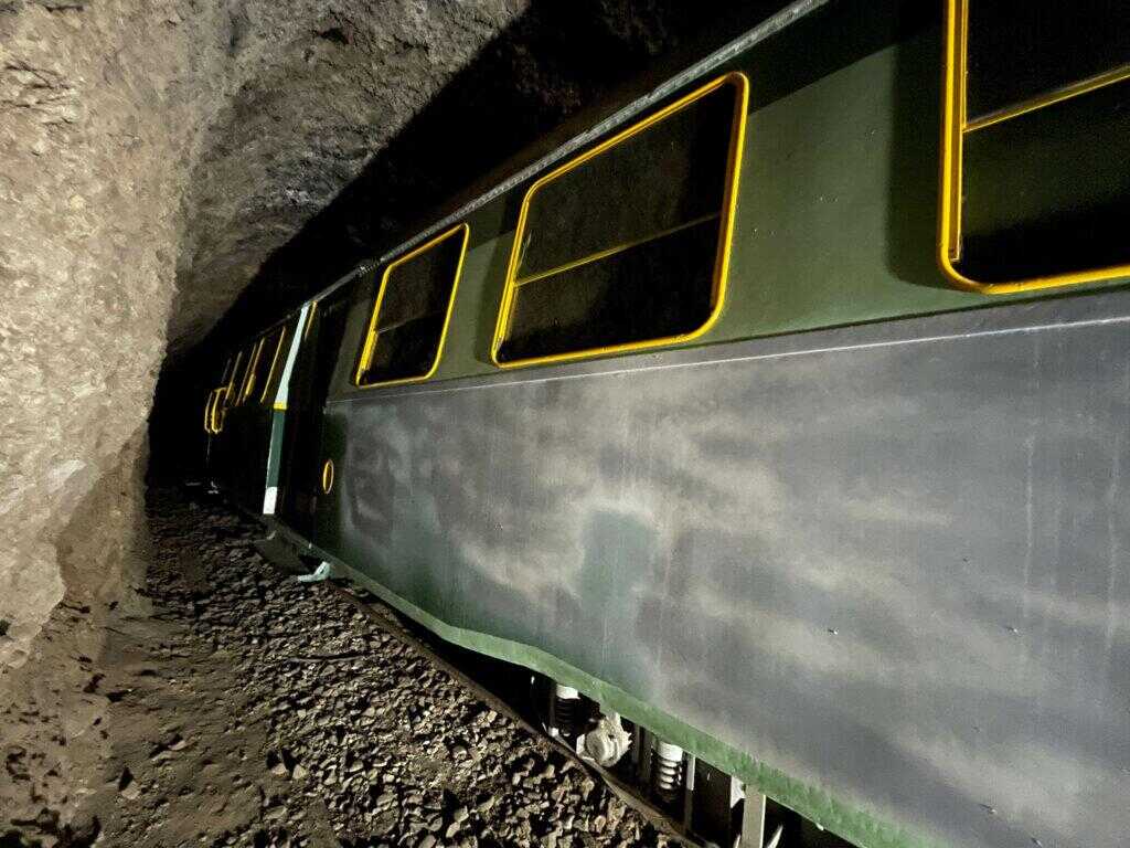 Ti train gare de la Grande Chaloupe tunnel