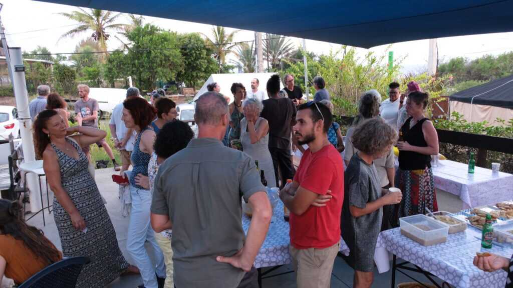 fête anniversaire un an parallèle sud les yourtes en scène saint-leu