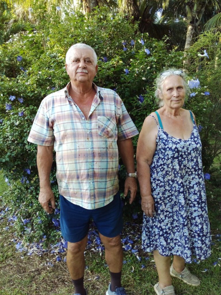 Colette et Patrick Agénor, propriétaires d’une chambre d’hôtes à Saint André