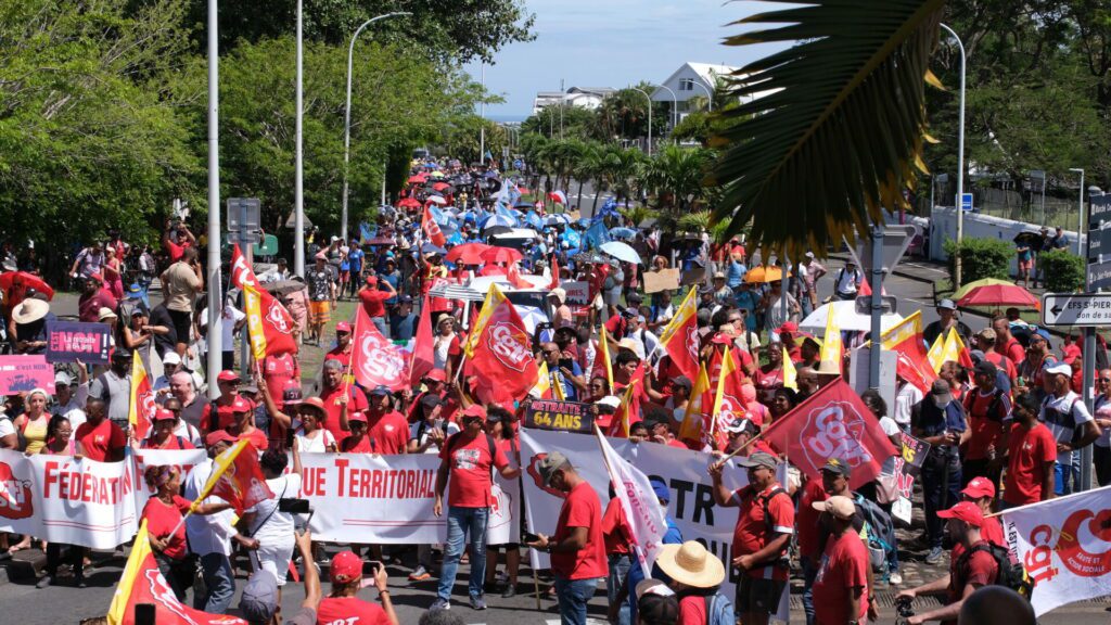 manifestation loi retraites Saint-Pierre mardi 7 février 2022