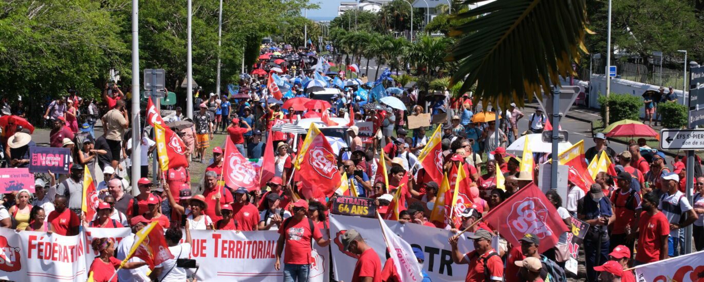 manifestation loi retraites Saint-Pierre mardi 7 février 2022