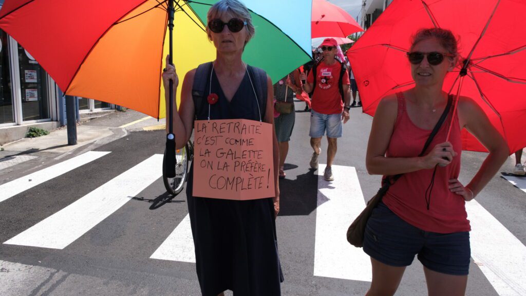 manifestation loi retraites Saint-Pierre mardi 7 février 2022