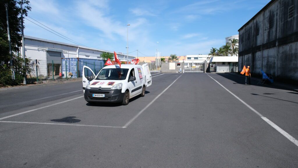 manif retraites SRPP lundi 20 mars Le Port