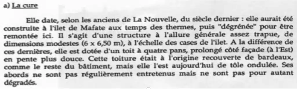 fac simile église la nouvelle mafate