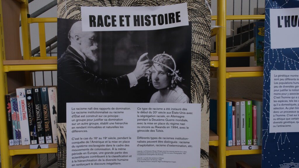 exposition Nous et les autres racisme collège Plateau-Caillou