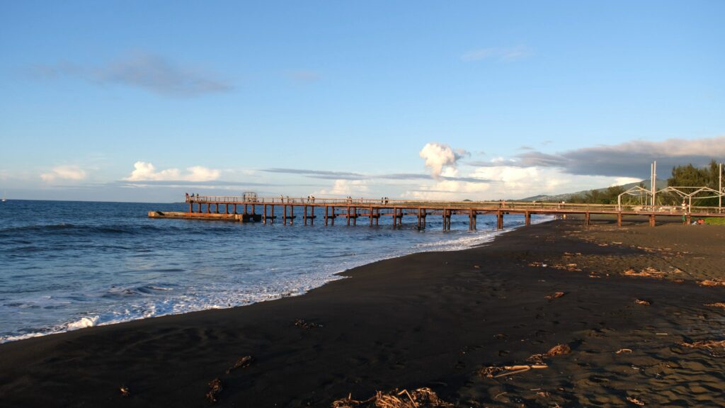 plage baie de Saint-Paul débarcadère