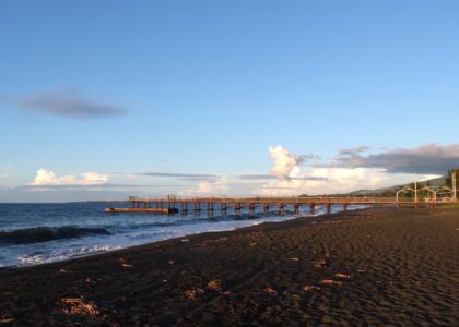 plage baie de Saint-Paul débarcadère