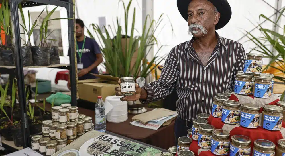 Le label 100% La Réunion au salon Lokal en septembre 2023.