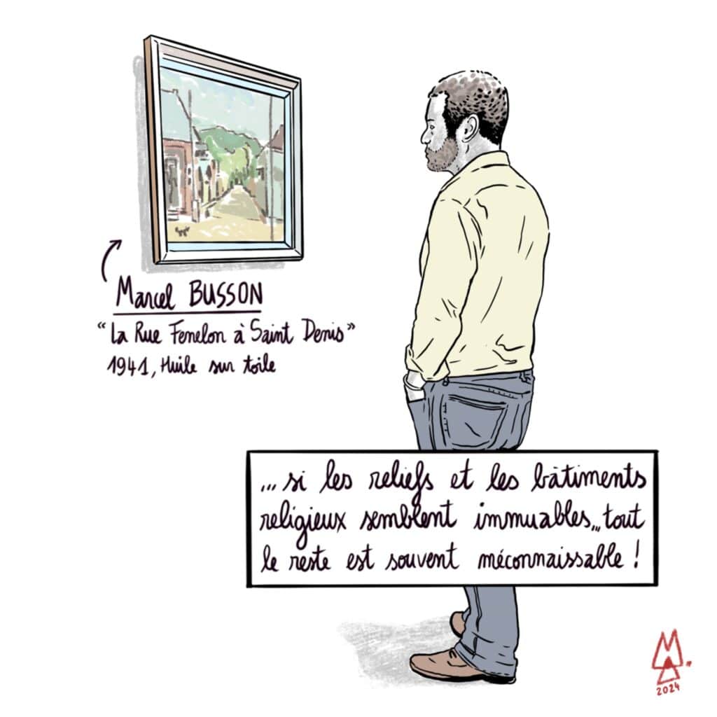 Les Moderners au musée Léon Dierx à Saint-Denis. BD reportage par Alex M