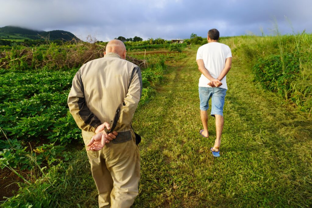 Kako et Stéphane Kenklé, artistes et agriculteurs