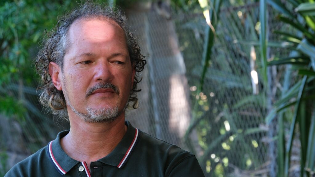 Eric Vitry technicien rivière TO Gemapi lutte contre EEE espèces exotiques envahissantes salade d'eau ravine l'Ermitage TO