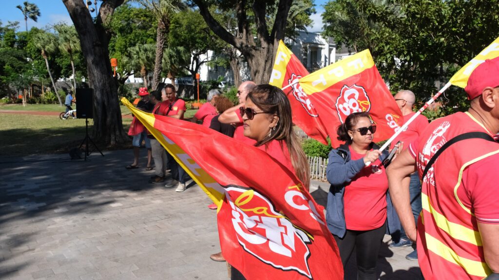 manifestation CGTR contre le fascisme