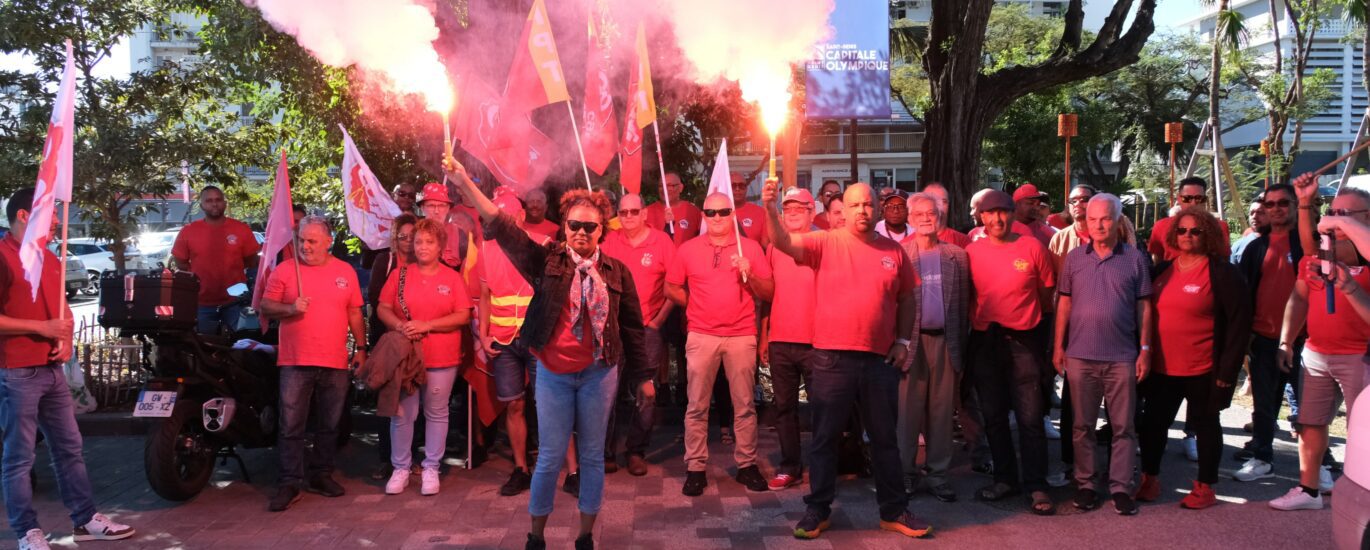 manifestation CGTR contre le fascisme