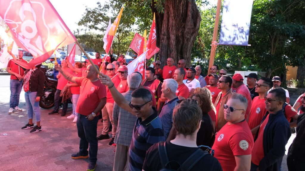 manifestation CGTR contre le fascisme