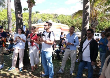 conférence de presse Electropicales public et journalistes