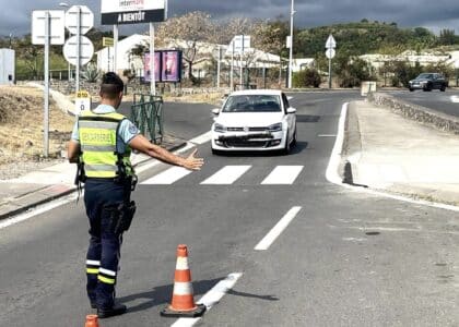 contrôle alcoolémie stupéfiants test salivaire gendarmerie photo page Facebook gendarmerie de La Réunion