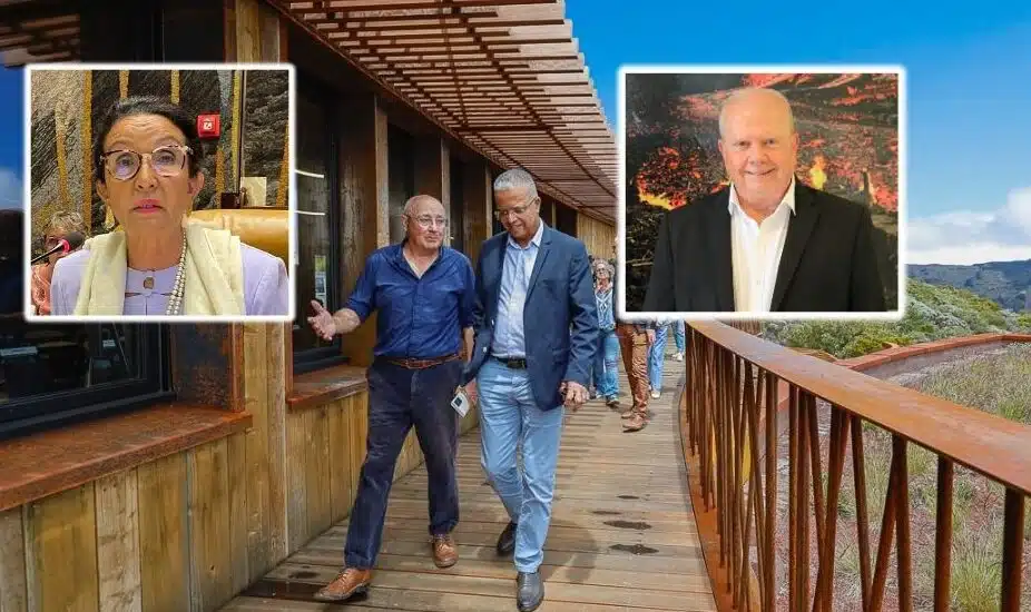 Montage avec Huguette Bello, Michel vergoz et Cyrille Melchior
