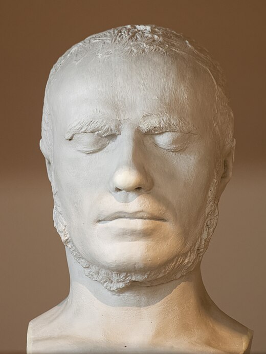 Collecteur de crânes dans les colonies de l'empire, Pierre Marie Alexandre Dumoutier, avait réalisé le moulage de son propre visage.