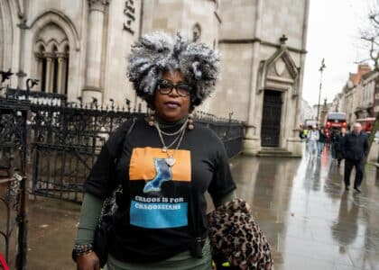 Bertrice Pompe devant la Cour Royale de justice de Londres le 5 décembre 2024.