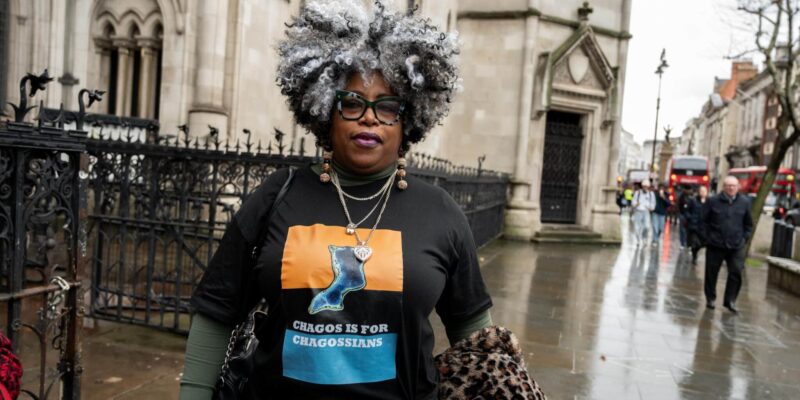 Bertrice Pompe devant la Cour Royale de justice de Londres le 5 décembre 2024.