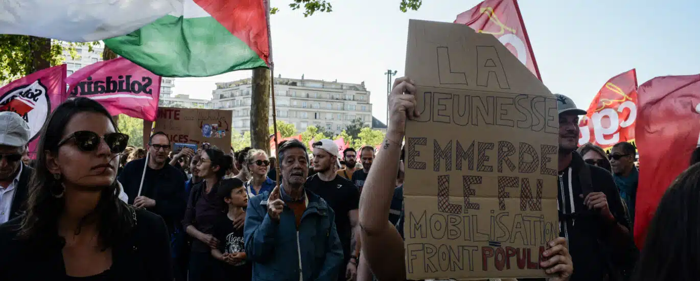 Manifestation contre le fascisme et l'extrême droite
