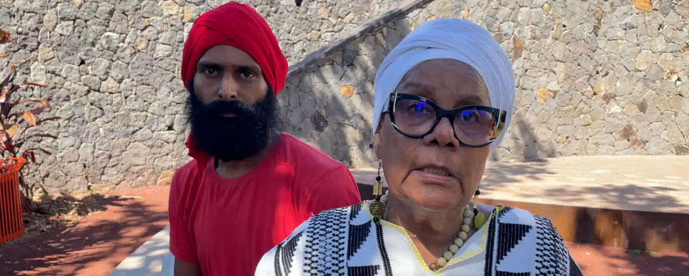 TYP président du Komité Pangar et Ghislaine Bessière présidente de Rasine Kaf