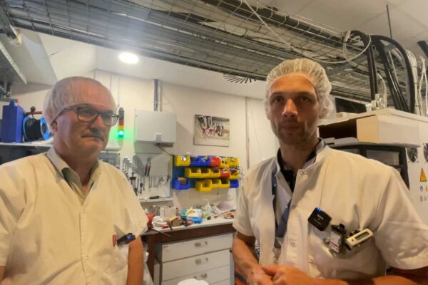 Christian Meriau, directeur du cycloton et KEvin Gille, chef des opérations. © Franck Cellier