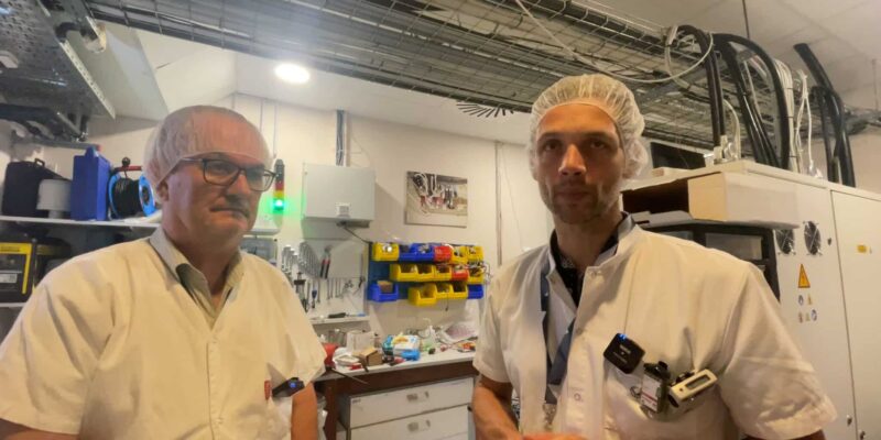 Christian Meriau, directeur du cycloton et KEvin Gille, chef des opérations. © Franck Cellier