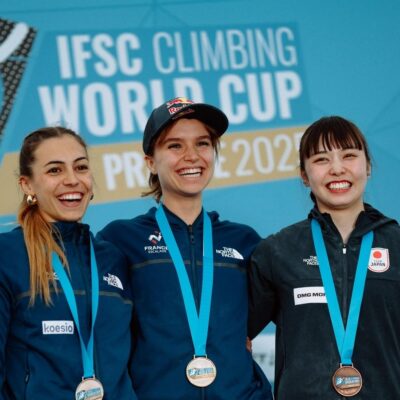 Oriane Bertone, à seulement 20 ans, vient de remporter la Coupe du monde d’escalade